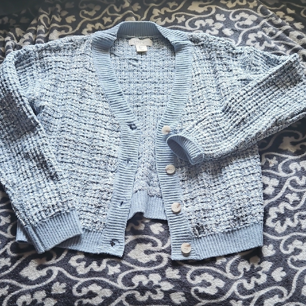 Women's Blue Knit Sweater